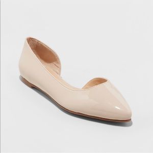 Mohana D’Orsay Pointed Toe Ballet Flat